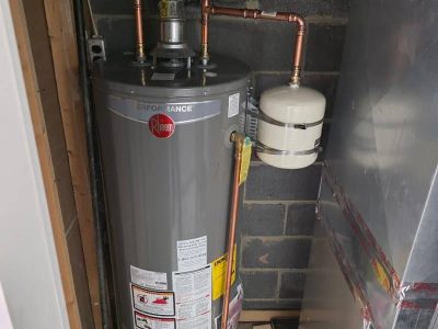 Residential Tank Water Heater System Installation